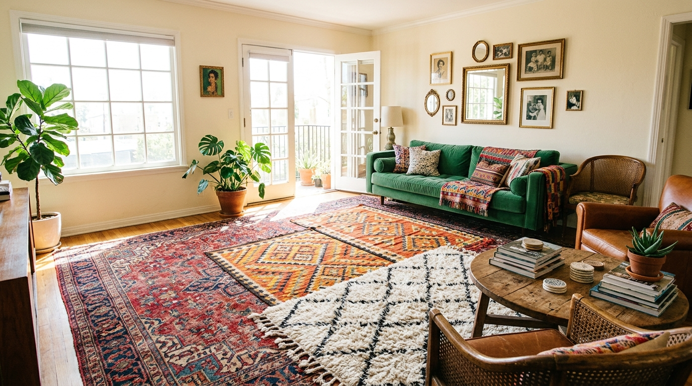 Choose natural textures like linen and cotton